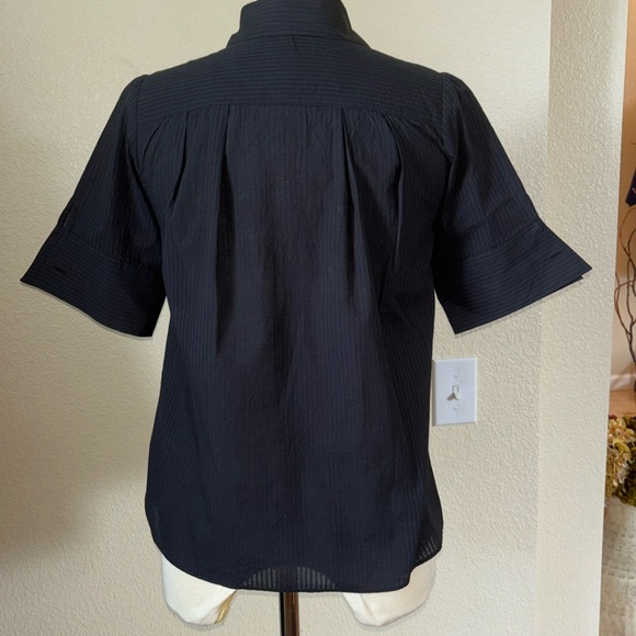 Club Monaco pleated front blouse - Picture 3 of 6